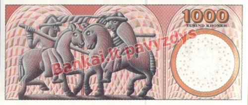 1000 Kronų banknoto galinė pusė