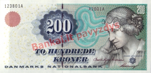 200 Kronų banknoto priekinė pusė