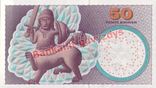 50 Kronų banknoto galinė pusė