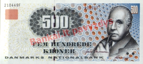 500 Kronų banknoto priekinė pusė