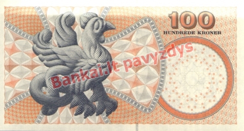 100 Kronų banknoto galinė pusė