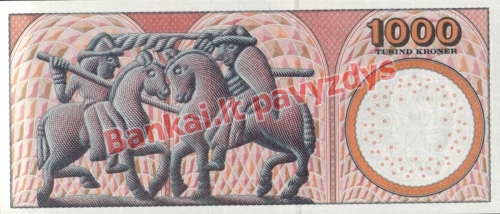 1000 Kronų banknoto galinė pusė