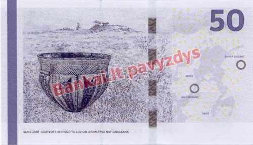 50 Kronų banknoto galinė pusė