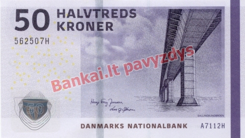 50 Kronų banknoto priekinė pusė