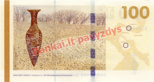 100 Kronų banknoto galinė pusė