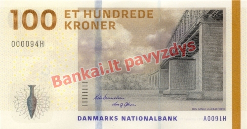 100 Kronų banknoto priekinė pusė