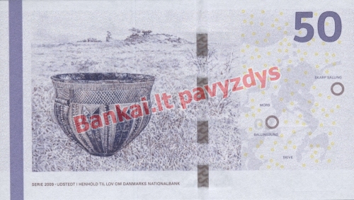 50 Kronų banknoto galinė pusė