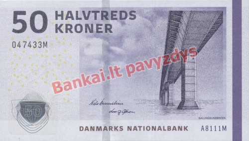 50 Kronų banknoto priekinė pusė