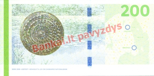 200 Kronų banknoto galinė pusė