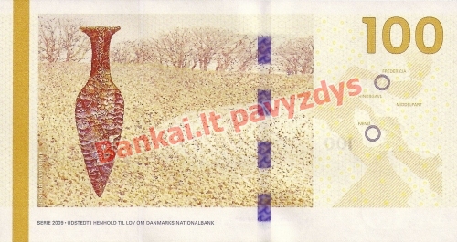 100 Kronų banknoto galinė pusė