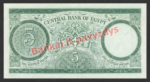 5 Svarų banknoto galinė pusė