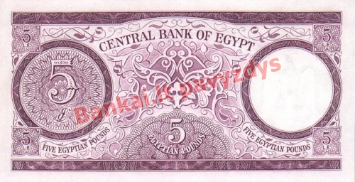 5 Svarų banknoto galinė pusė