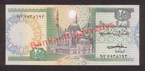 20 Svarų banknoto priekinė pusė