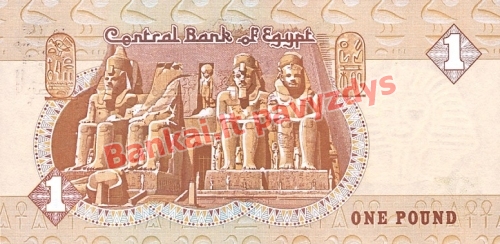 1 Svaro banknoto galinė pusė