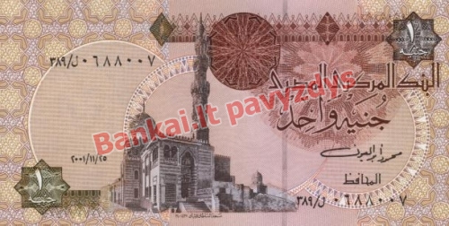 1 Svaro banknoto priekinė pusė