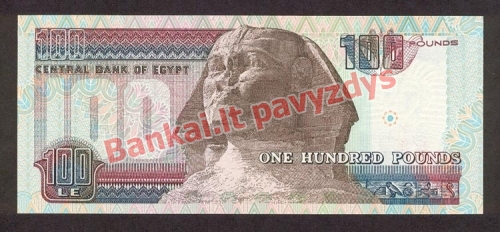 100 Svarų banknoto galinė pusė