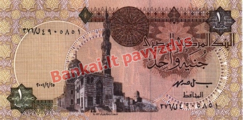1 Svaro banknoto priekinė pusė
