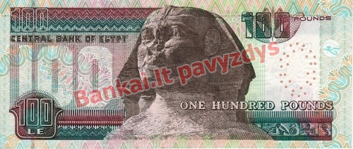 100 Svarų banknoto galinė pusė