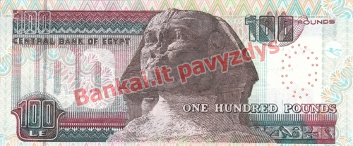 100 Svarų banknoto galinė pusė