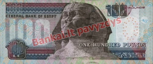 100 Svarų banknoto galinė pusė