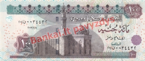 100 Svarų banknoto priekinė pusė