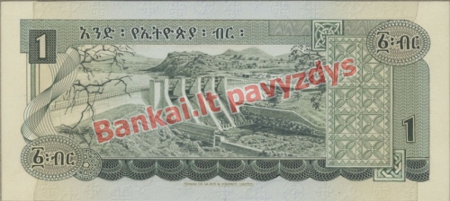 1 Biro banknoto galinė pusė