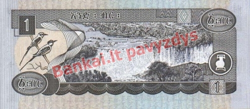 1 Biro banknoto galinė pusė