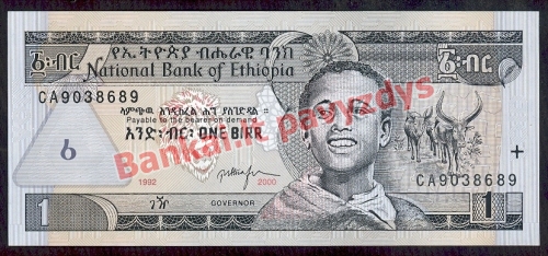 1 Biro banknoto priekinė pusė