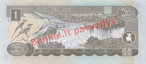 1 Biro banknoto galinė pusė