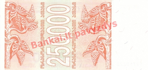 250000 Larių banknoto galinė pusė