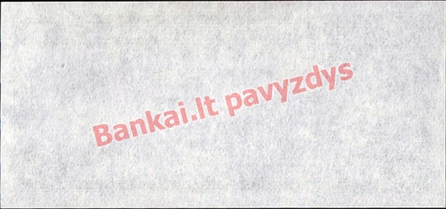 5 Centų banknoto galinė pusė