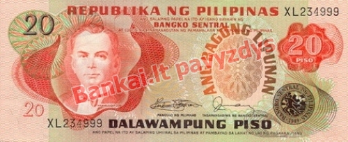 50 Pisų banknoto priekinė pusė