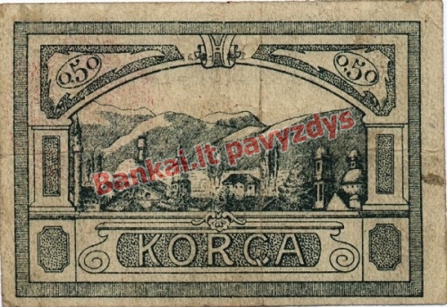 12 Frankų banknoto galinė pusė