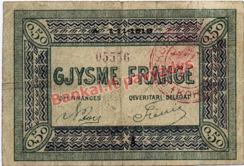 12 Frankų banknoto priekinė pusė