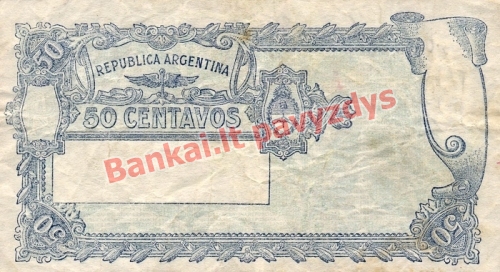 50 Centavų banknoto galinė pusė