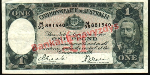 1 Svaro banknoto priekinė pusė