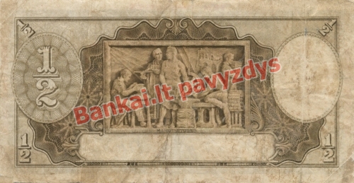10 Šilingų banknoto galinė pusė