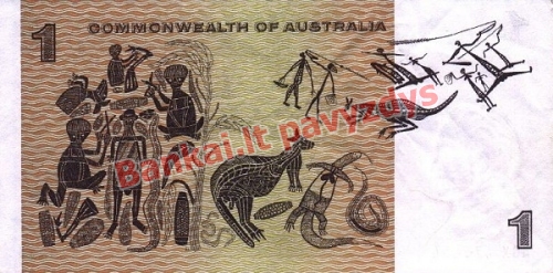 1 Dolerio banknoto galinė pusė
