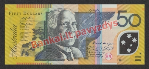 50 Dolerių banknoto priekinė pusė