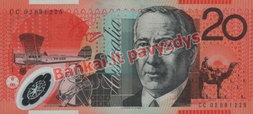 20 Dolerių banknoto galinė pusė
