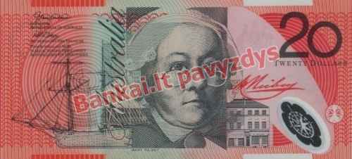 20 Dolerių banknoto priekinė pusė