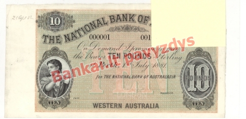10 Svarų banknoto priekinė pusė