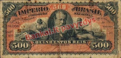 500 Reisų banknoto priekinė pusė