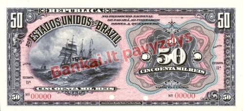 50 Mil Reisų banknoto priekinė pusė