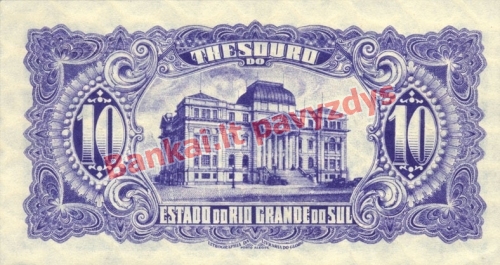 10000 Reisų banknoto galinė pusė