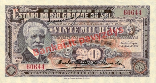 20000 Reisų banknoto priekinė pusė