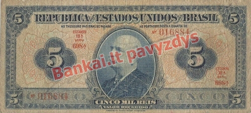 5 Mil Reisų banknoto priekinė pusė