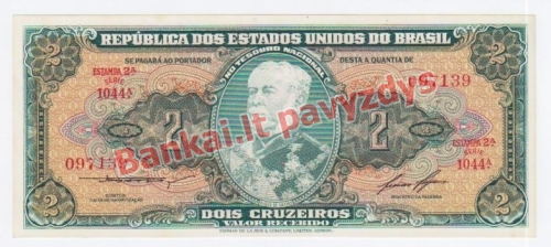 2 Cruzeirų banknoto priekinė pusė