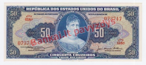 50 Cruzeirų banknoto priekinė pusė