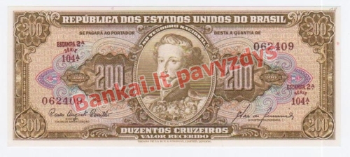 200 Cruzeirų banknoto priekinė pusė